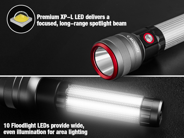 DUAL LIGHT SOURCE FLASHLIGHT
