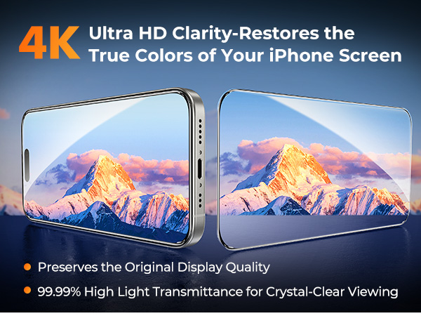 UNBREAKcable iPhone 16 Pro Screen Protector Tempered Glass