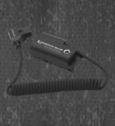 KONDOR BLUE | D-Tap to NPF Coiled Dummy Battery Cable for Sony L-Series | 16"-36" Coiled Cable Co...