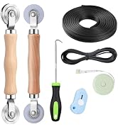 Screen Tool for Window Screen Replacement - Two Spline Roller (Steel and Nylon Bearing Roller), S...