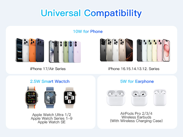 3 in 1 charging station for apple