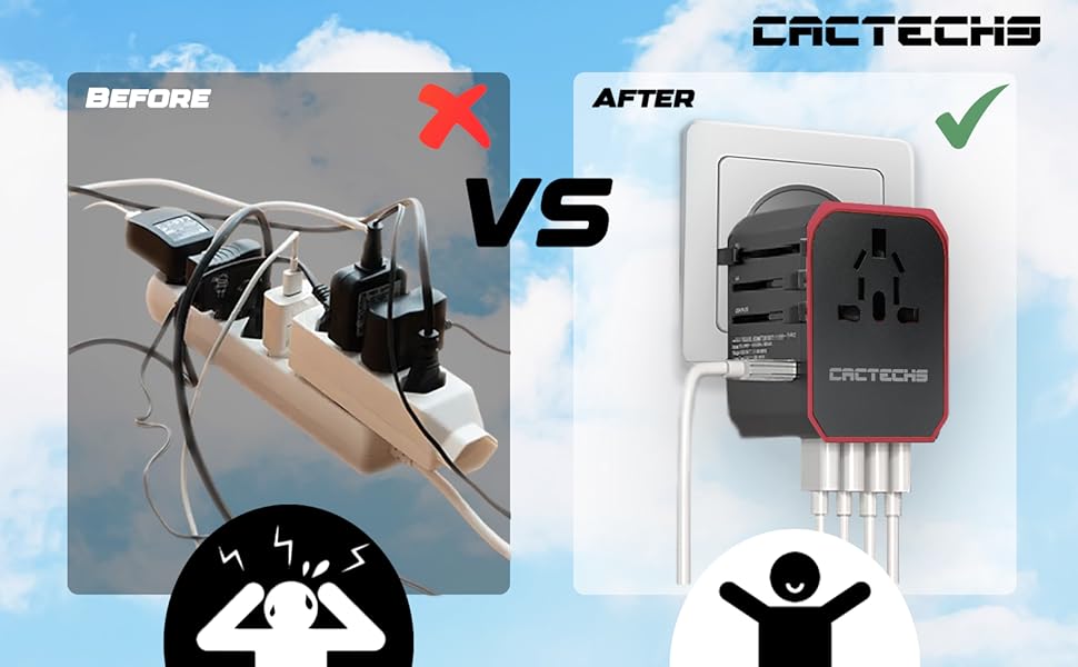 all in one travel adapter