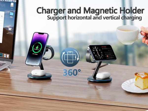3 in 1 Wireless Charging Station