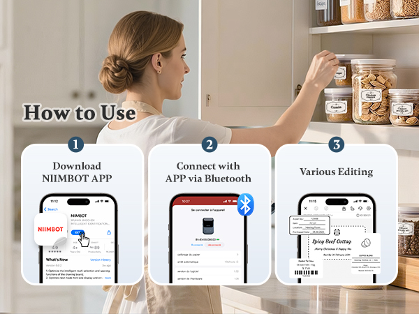 NIIMBOT B1 Label Printer Easy To Use