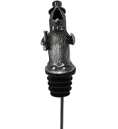 Happy Hour Penguin Wine Pourer, Standard, Pewter
