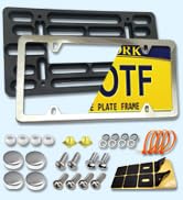Aootf Front License Plate Mounting Kit- License Plate Bracket &amp; Stainless Steel Car Tag Holder Co...