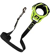 Gooby Soft Mesh Wrist Band Surfer Leash - Lime, 6 FT - Comfortable Hands Free Leash with Elastic ...