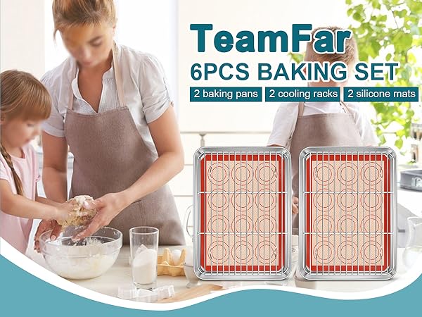 stainless steel baking sheet set