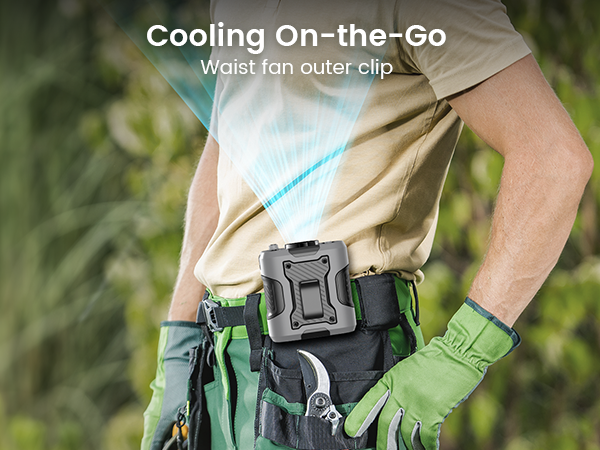 cool clip fan under shirt waist fan shirt fan waist clip fan