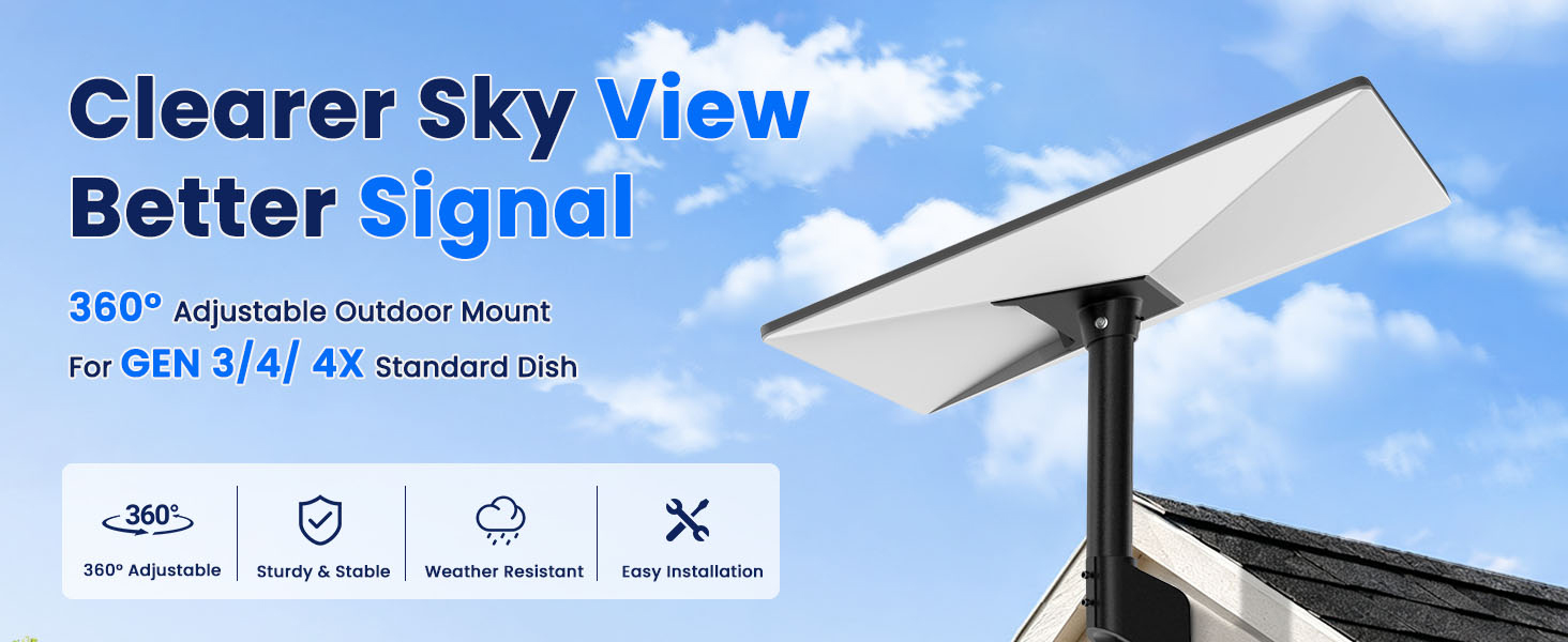 Starlink Mount standard 4/4x/gen 3 mount
