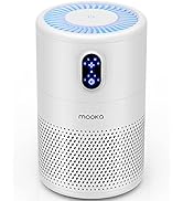 MOOKA Air Purifiers for Home Large Room up to 1076ft², H13 True HEPA Air Filter Cleaner, Odor Eli...