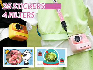 25 Fun Stickers &amp;amp; 4 Filters