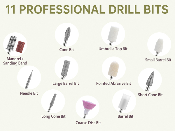 11 nail drill kit