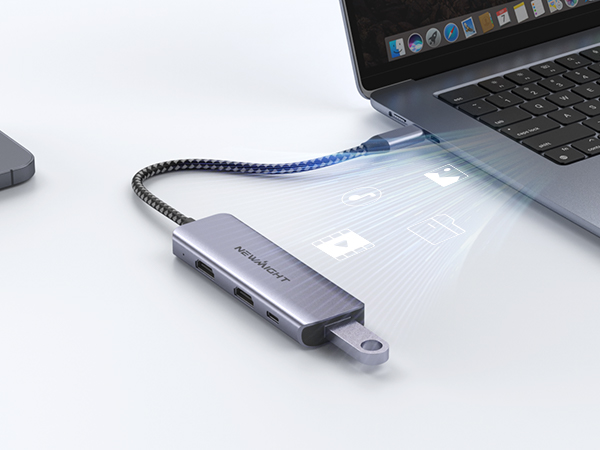 usb c hub with 2 hdmi