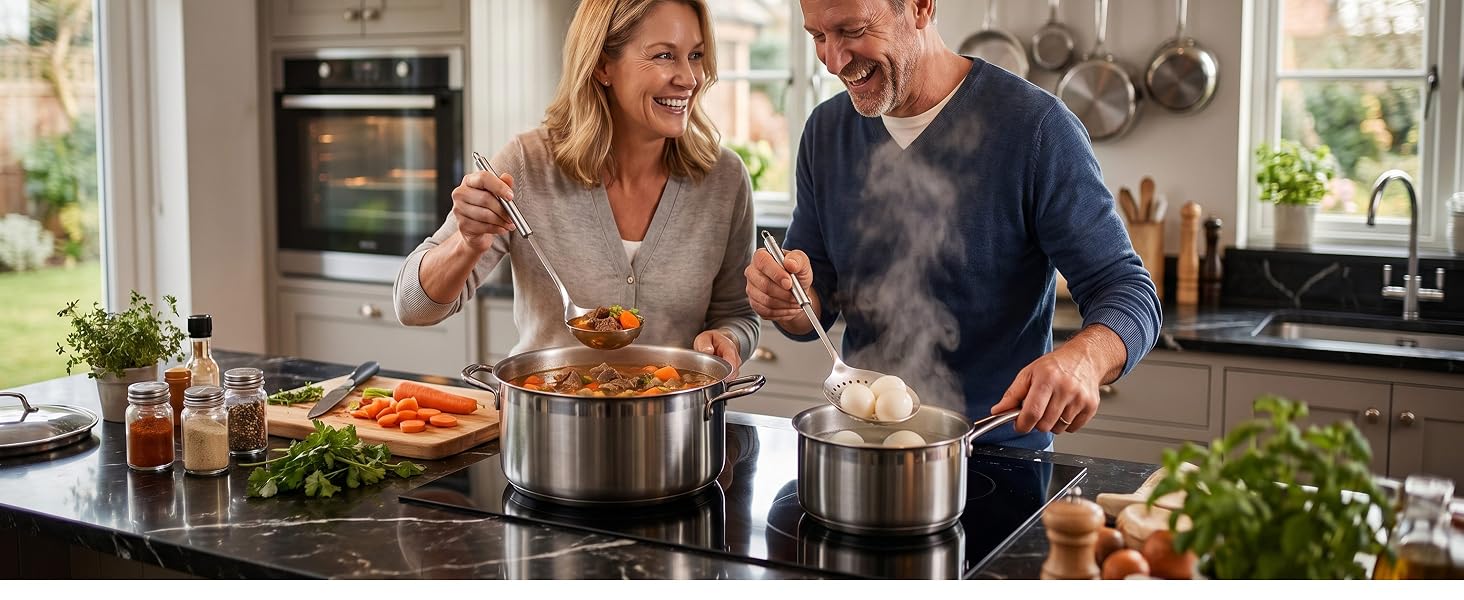 stainless steel cooking utensils
