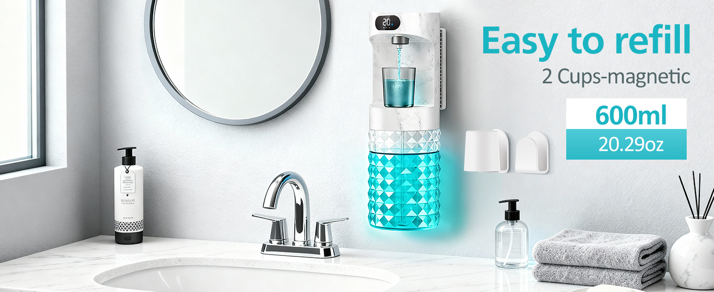 Automatic Mouthwash Dispenser for Bathroom