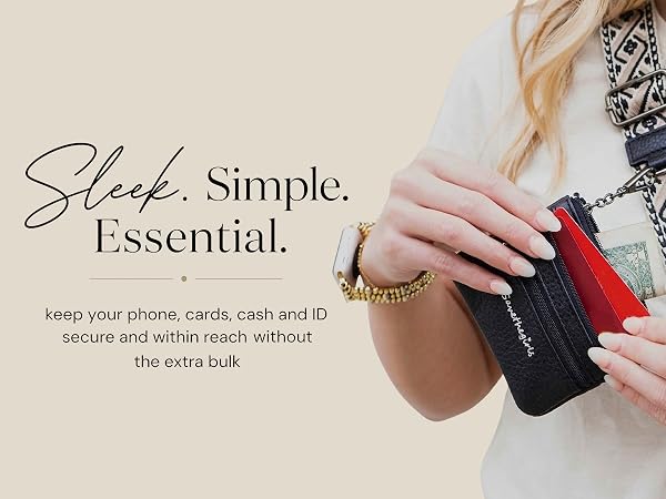 Sleek. Simple. Essential. Keep your essentials secure and within your reach.