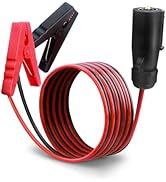 YHPWOQ 7 Way Trailer Plug to Alligator Clips Cable, 10AWG 6.5FT Heavy Duty 7 Pin Extension Cord, ...
