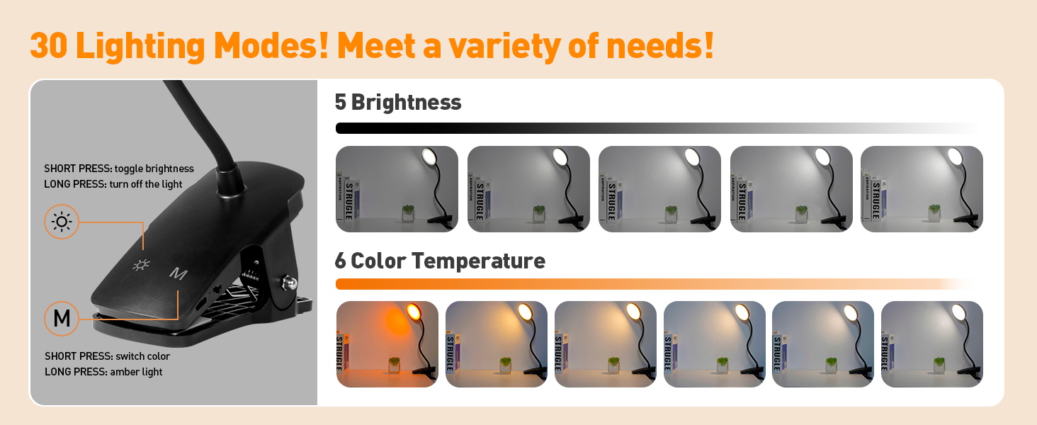 reading light for bed headboard