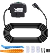 FRCVESNG OBD Power Cable for Dash Camera, OBD to Type C Dash Cam Hardwire Charger Cable 24H Parki...