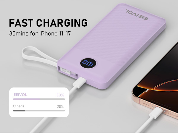 power bank fast charging 30mins for iPhone