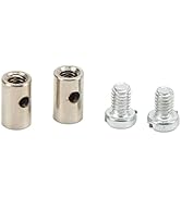 Cable Stop Assortment 6mm/0.2in Solderless Cable Nipple Universal Metal Brake Line Throttle Choke...