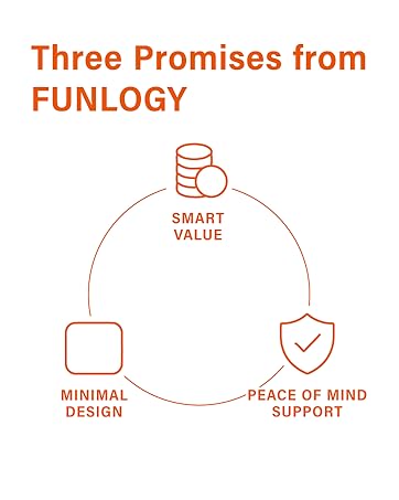 FUNLOGY smart value,minimal design,peace of mind support