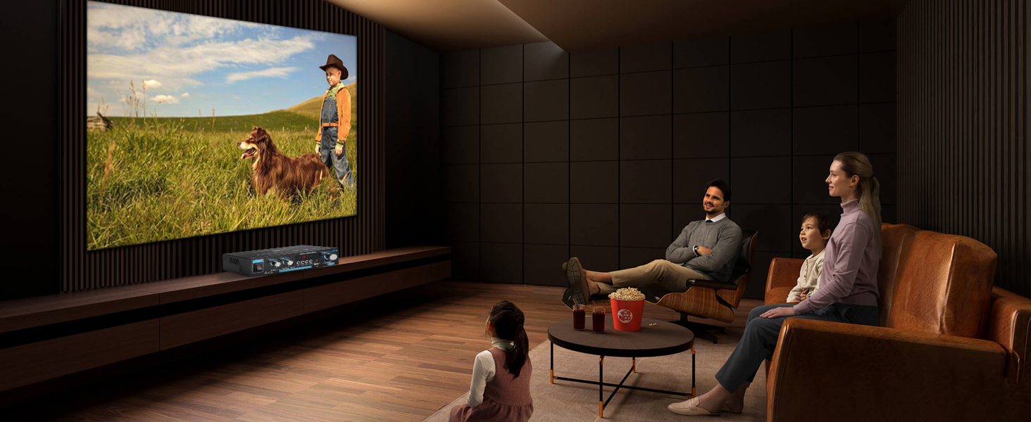 Stereo Home Audio Amplifier