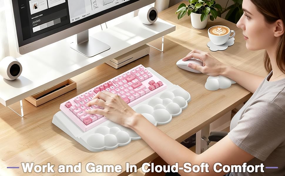 keyboard stand with wrist rest