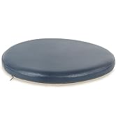 Sigmat PU Leather Round Chair Cushion Memory Foam Waterproof Round Stool Cushion for Kitchen Stoo...