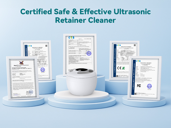 Certified Safe &amp; Effective Ultrasonic Retainer Cleaner