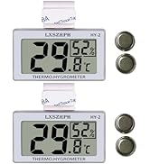 GXSTWU Reptile Hygrometer Thermometer, Digital Amphibian Hygrometer Thermometer with Hook, Temper...