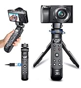 Wireless Rechargeable Camera Remote Shooting Grip Tripod with OLED Screen for Sony Vlog Setup - V...
