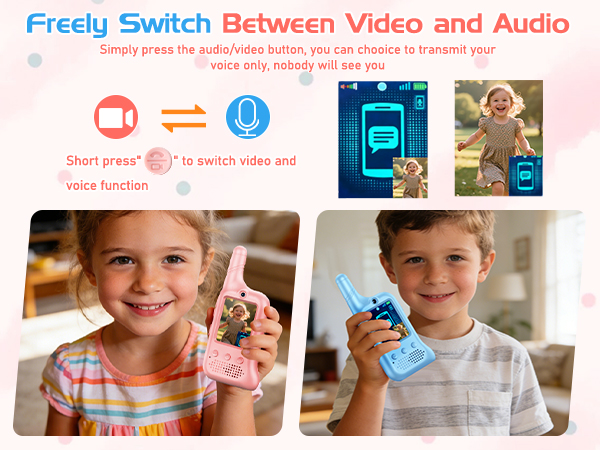 Video Walkie Talkies for Kids