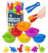 Yetonamr Counting Dinosaurs Montessori Toys for 3 4 5 Years Old Boys Girls, Toddler Stocking Stuf...