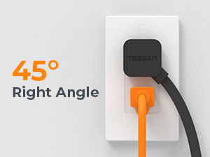 Right Angled Flat Plug