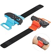PAWDIARY Switch 2 Wrist Band for Just-Dance 2026 2025 2024 2023 Game/for Zumba Burn It Up, Blue-O...