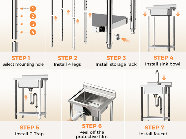 CAMMOO Utility Sink