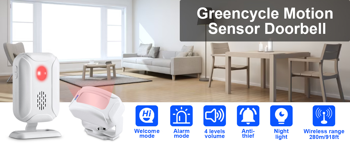 door bell chime door buzzer door chime for business wireless door sensor motion sensor alarm