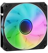 KINGCOOL DUALIS-R 120mm Reverse Blade Infinity Mirror PC Fan - FDB Bearing, 68.90 CFM Airflow, 1....