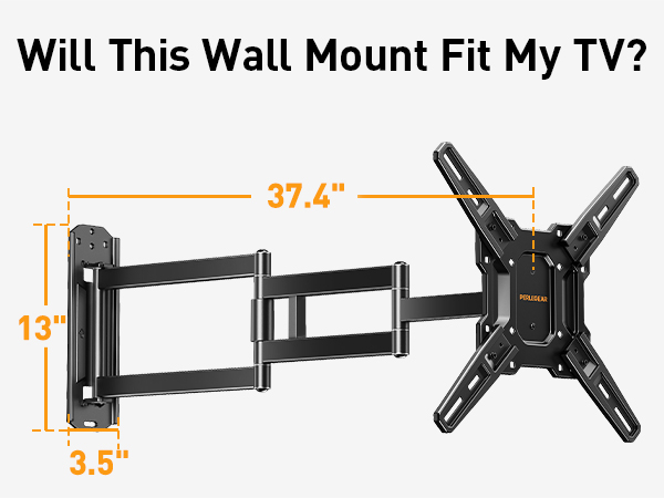 full-motion TV mount