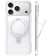 TORRAS Ostand Ultra Slim for iPhone 17 Pro Case Clear 6.3'', [Non Yellowing] Magnetic Stand [Fit ...