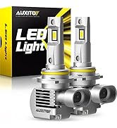 AUXITO 9012 HIR2 Bulbs, 30000LM High Bright 6000K Cool White, CanBus Ready Driving Light with 160...