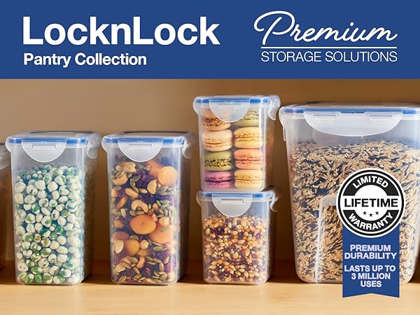 LockNLock Pantry Collection Storage Solutions