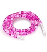 SAMONPOW USB C to USB C Cable 66W Type C Charger Fast Charging Cable 3.3FT Cute Jade Beaded Charg...
