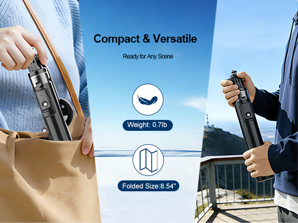 multifunctional portable selfie stick