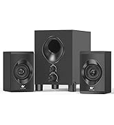 OROW 2.1 Multimedia Speakers System with Subwoofer,Front Knob 18W Computer Speakers with Subwoofe...