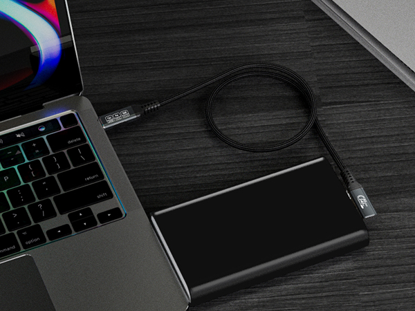 thunderbolt 5 cable right angle