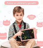 Bravokids LCD Writing Tablet Doodle Board Toys for 3 4 5 6 Year Old Boys Girls