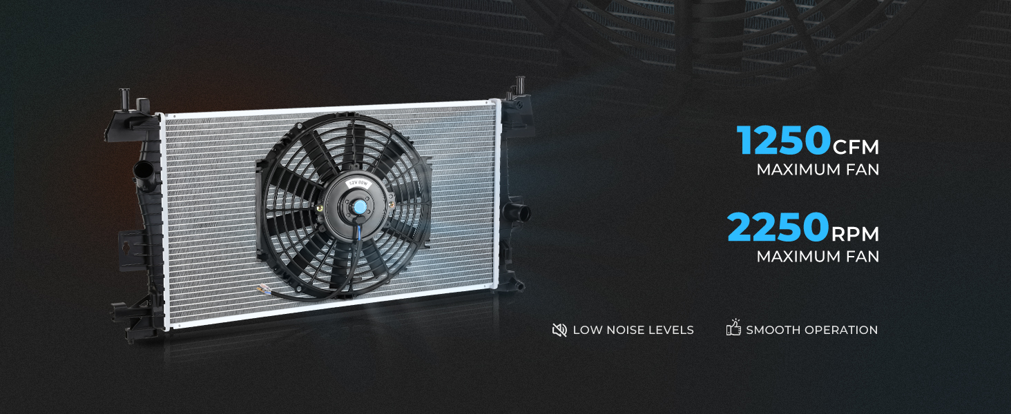 Electric Cooling Slim Radiator Fan